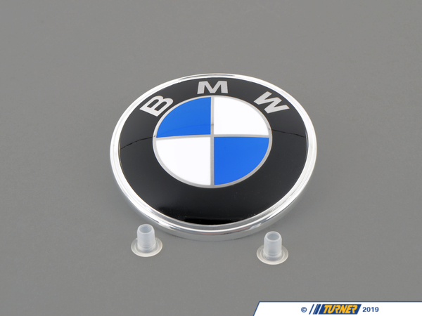 Genuine BMW BMW Trunk Emblem with Grommets For E28, E30, MZ3 51141872969G