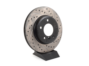 E46 325 all, E46 328 all, E46 323iC/iT, Z3 3.0, Z4 3.0i (not si) LEFT FRONT SPORTSTOP DRILLED/SLOTTED ROTOR