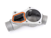 URO Aluminum Thermostat Housing - E34 525i, E36 325i 328i M3, Z3 11531722531K View 4