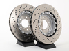 Genuine BMW Cross-Drilled & Floating Brake Rotors - Front - E46 M3 CSL/ZCP TMS1518 View 4