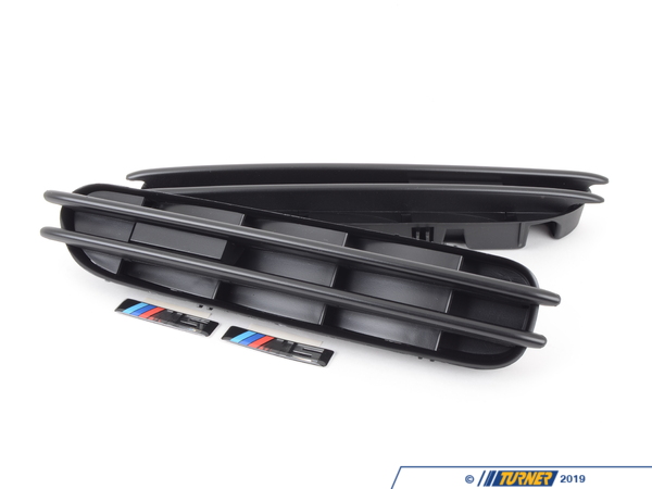 Turner Motorsport Black Fender Side Grill Set - E60 M5 TMS1257