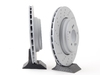 Zimmermann Zimmermann Rear Cross Drilled Brake Rotor Pair - 350x24 - E82 1M, E9X M3 2008+ 34212283803KT View 2