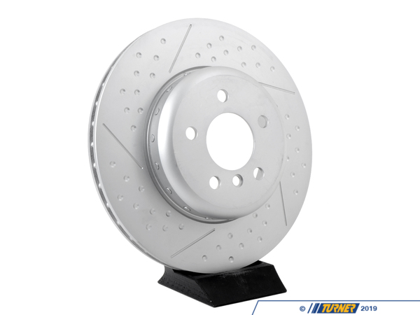 Centric Gas-Slotted Brake Rotors (345x24) - Rear - F30 335i 335xi, F32 435i 435xi (single) TMS198589