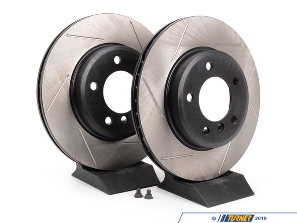 StopTech Gas-Slotted Brake Rotors (Pair) - Front - E46 323i 323ci 325i 325ci 325xi 328i 328ci - Z3 3.0i, Z4 3.0i 34111164539GS