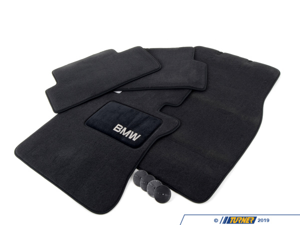 Genuine BMW Genuine BMW Carpeted Floor Mat Set - Anthracite - E63 M6 E63 645Ci 82110391860
