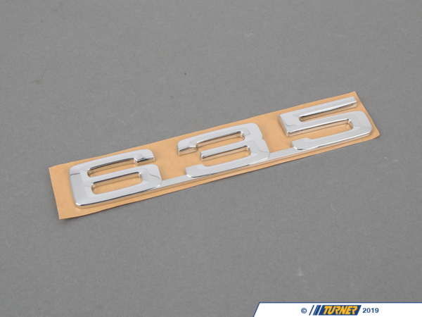 Genuine BMW Genuine BMW Emblem Adhered Rear "635" - 51141920779 51141920779
