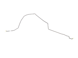 Genuine BMW Feed Line L=3740mm - 16121151298