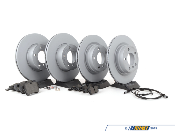 Packaged by Turner Complete Front & Rear Brake Package - F22 228i/iX M Sport Upgrade, F30 328i M Sport Upgrade, F32/F33 428i/428iX M Sport Upgrade (Option S2NHA) TMS207596