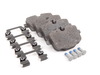 Genuine BMW Genuine BMW Rear Brake Pad Set - F06 M6 Gran Coupe F13 M6 F12 M6 F10 M5- M Carbon ceramic brake Option 34212284390 View 1