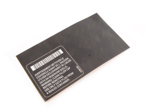 Genuine BMW Label "brake Fluid" - 71249806993