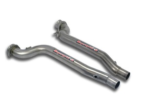 AUDI A8 QUATTRO 4.0 TFSI V8 (420 Hp) 2012 -> 2013 Front pipes kit Right - Left(Replaces OEM front mufflers)