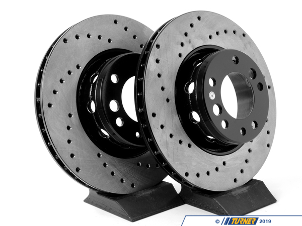 StopTech Cross-Drilled Brake Rotors - Front - E34 M5 (pair) - (NO LONGER AVAILABLE) 34112226385CD