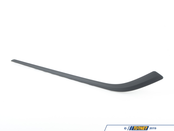 Genuine BMW Genuine BMW Accent Molding, Front Left - Schwarz 51417389529