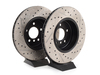 StopTech Cross-Drilled & Slotted Brake Rotors - Rear - E60 535i/545i/550i & E63 645i/650i  (Pair) - (NO LONGER AVAILABLE) 34216763827CDS View 2