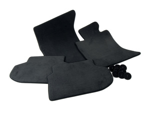 Genuine BMW Set Of Floor Mats Velours Schwarz - 51477351387