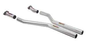 E60 545i/550i Supersprint Section 1 Straight Pipes (Front Resonator Delete)