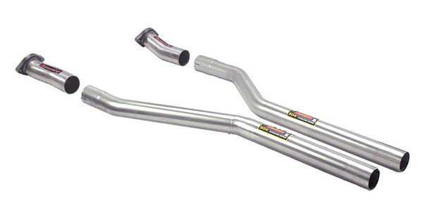 Supersprint E60 545i/550i Supersprint Section 1 Straight Pipes (Front Resonator Delete) 788312-788511