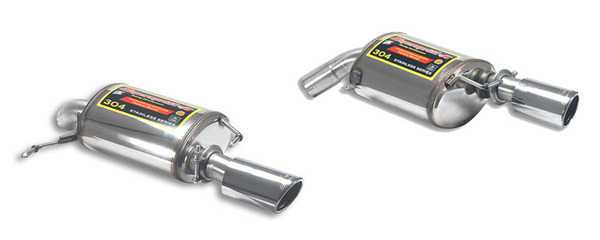 Supersprint E90 335i Supersprint Performance Mufflers (Dual Tips) 980644-980624