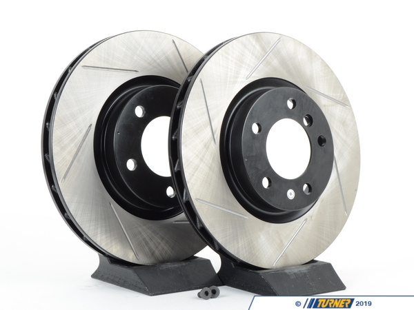 StopTech Gas-Slotted Brake Rotors (Pair) - Front - E36 M3, MZ3 TMS3845