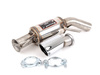Supersprint E90 335i Supersprint Stainless Left Racing Muffler (Single 90mm Tip) 046144 View 1