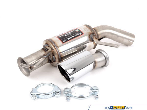 Supersprint E90 335i Supersprint Stainless Left Racing Muffler (Single 90mm Tip) 046144