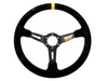 MOMO MOMO Mod.08 Steering Wheel - Black - 350mm Suede R1908/35S View 3