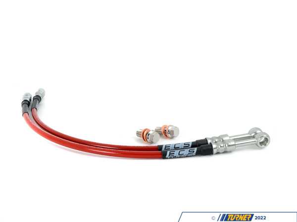 ECS Exact-Fit Stainless Steel Brake Lines - Front ECS41069