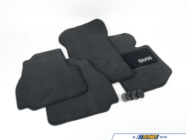 Genuine BMW Genuine BMW Carpeted Floor Mat Set - Black - (NO LONGER AVAILABLE) 82111468282
