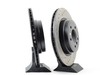StopTech Cross-Drilled & Slotted Brake Rotors - Rear - E90 330i/Xi, E9X 335i/Xi (pair) - (NO LONGER AVAILABLE) 34216764655CDS View 2