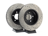 StopTech Cross-Drilled & Slotted Brake Rotors - Front - E9X 335i/335Xi (pair) - (NO LONGER AVAILABLE) 34116770729CDS View 4