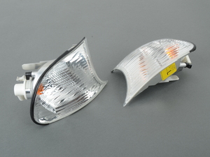 Front Turn Signals (Pair) - Euro Clear - E46 Coupe, Convertible