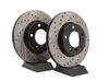 StopTech Cross-Drilled & Slotted Brake Rotors - Front - E36 (except M3), E46 323i/Ci, Z3 (except M) (pair) - (NO LONGER AVAILABLE) 34111162282CDS View 1