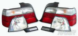 E36 Euro Clear Lens Package - E36 323is 325is 328is M3 Coupe / Convert