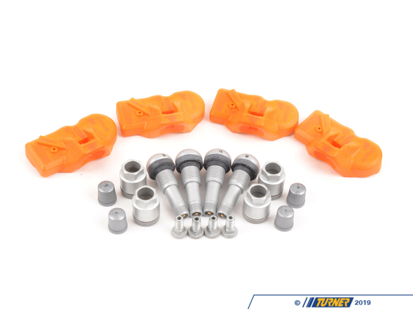 Huf Complete TPMS Set with Valve Stems and Hardware (Later Style Models) 36106856227KT