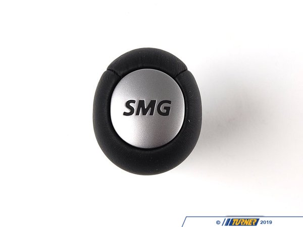 Genuine BMW Genuine BMW Black Leather Shift Knob - SMG 25127525053