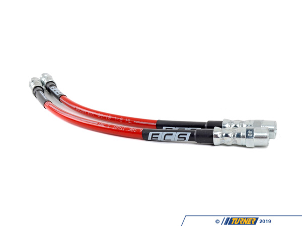 ECS ECS Tuning Exact-Fit Stainless Steel Brake Lines (Front) - E10 E12 E21 E24 E23 E9 000021ECS01A
