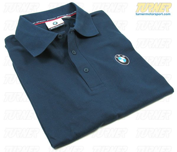 Genuine BMW Genuine BMW Motorsport Short Sleeve Polo Shirt - Navy Blue - (NO LONGER AVAILABLE) TMS1680