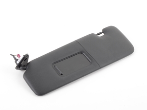 Sun Visor With Mirror - Left - Black - E88, E93
