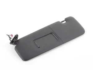 Sun Visor With Mirror - Left - Black - E88, E93
