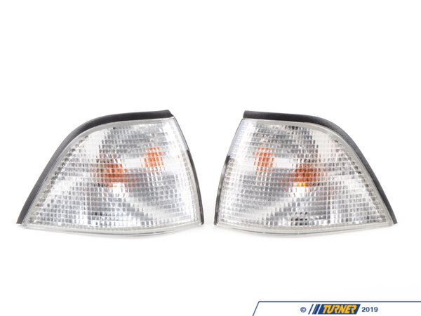 Turner Motorsport E36 Euro Clear Front Turn Signals (pair) - E36 Coupe & Convertible - (NO LONGER AVAILABLE) TMS3583