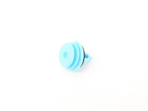 CLIP WITH SEAL RING, BLUE