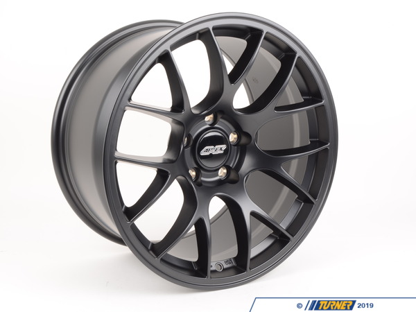 APEX Wheels APEX EC-7 18x10" ET25 Satin Black Wheel 22.45lbs -PROFILE 3 EC71810ET25SMBK