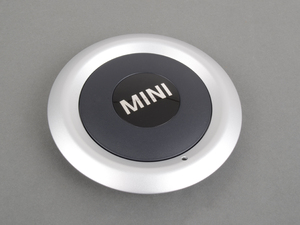 Genuine MINI Hub Cap With MINI Logo Silver For R128 Wheel