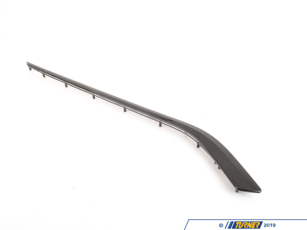 Genuine BMW Genuine BMW F3X F8X Accent Molding, Front Right - Schwarz Hochgl. 51417389536