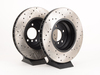 StopTech Cross-Drilled Brake Rotors - Front - E9X 335i/335Xi (pair) - (NO LONGER AVAILABLE) 34116770729CD View 4