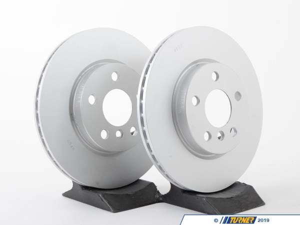 Genuine MINI Front Brake Rotors - Pair 11.57" (294x22) 34116866297KT