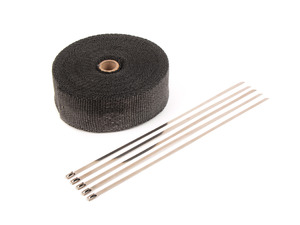 Prosport Fiberglass Exhaust Wrap - Black - 2" x 50'