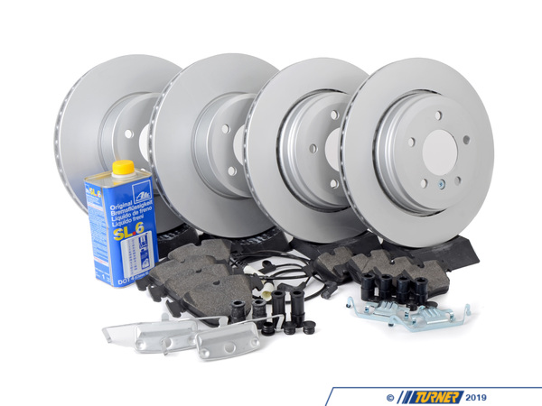 Packaged by Turner Complete Front & Rear Brake Package - E60 528i 2008-2010 TMS2972