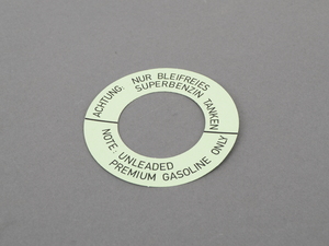 Genuine BMW Label "Premium Fuel Unleaded" - 51142121863 - E30,E30 M3