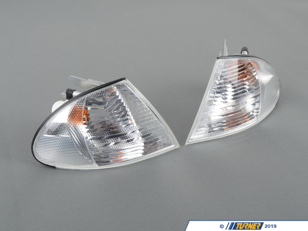 Turner Motorsport Front Turn Signals (Pair) - Euro Clear - E46 Sedan 1999-01 TMS1082